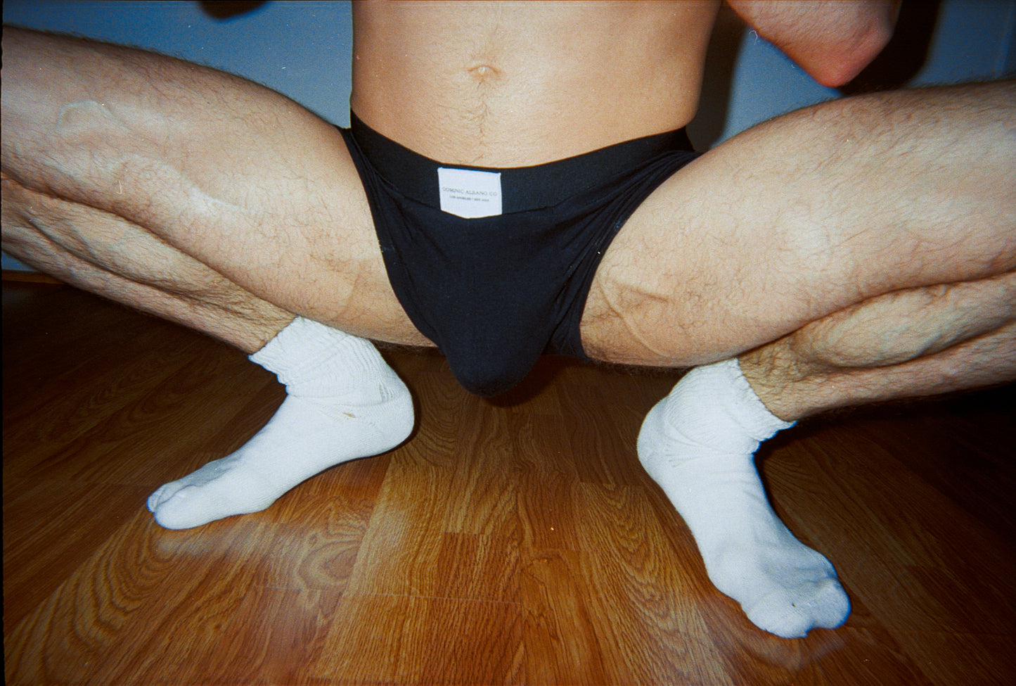 Dominic Albano Collection men's black Tencel trunk underwear