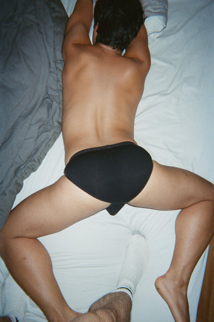 Tencel Sport Brief - Black