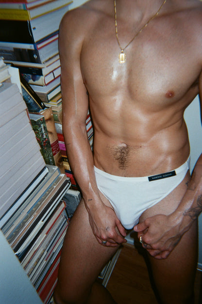Tencel Bikini Brief - White