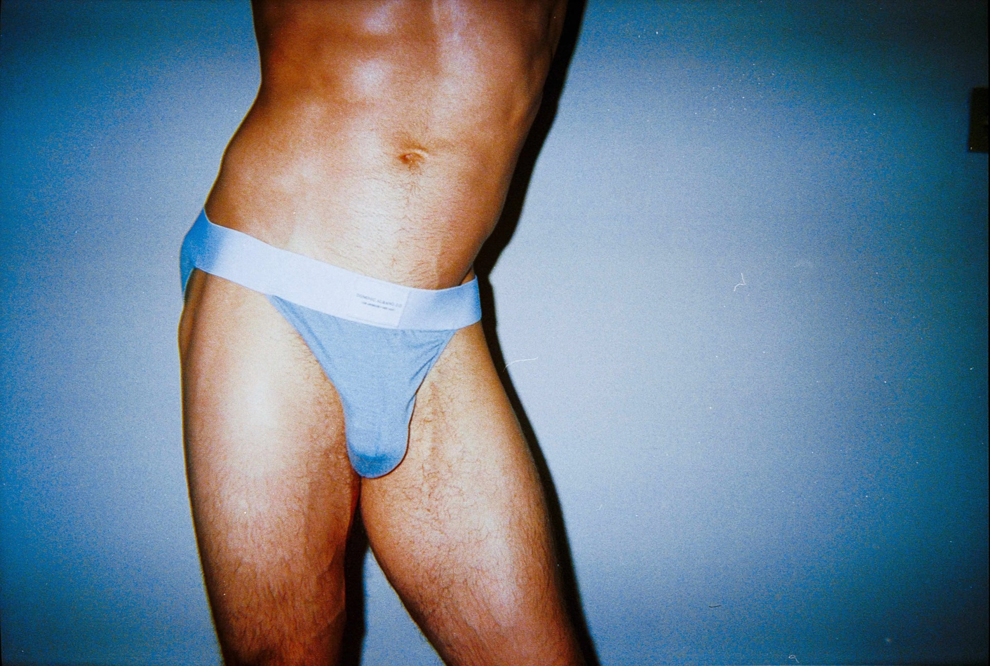 Dominic Albano Collection pastel blue Tencel Lyocell sport brief underwear