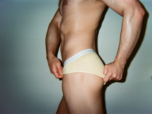 Ribbed Tencel Brief - Butter