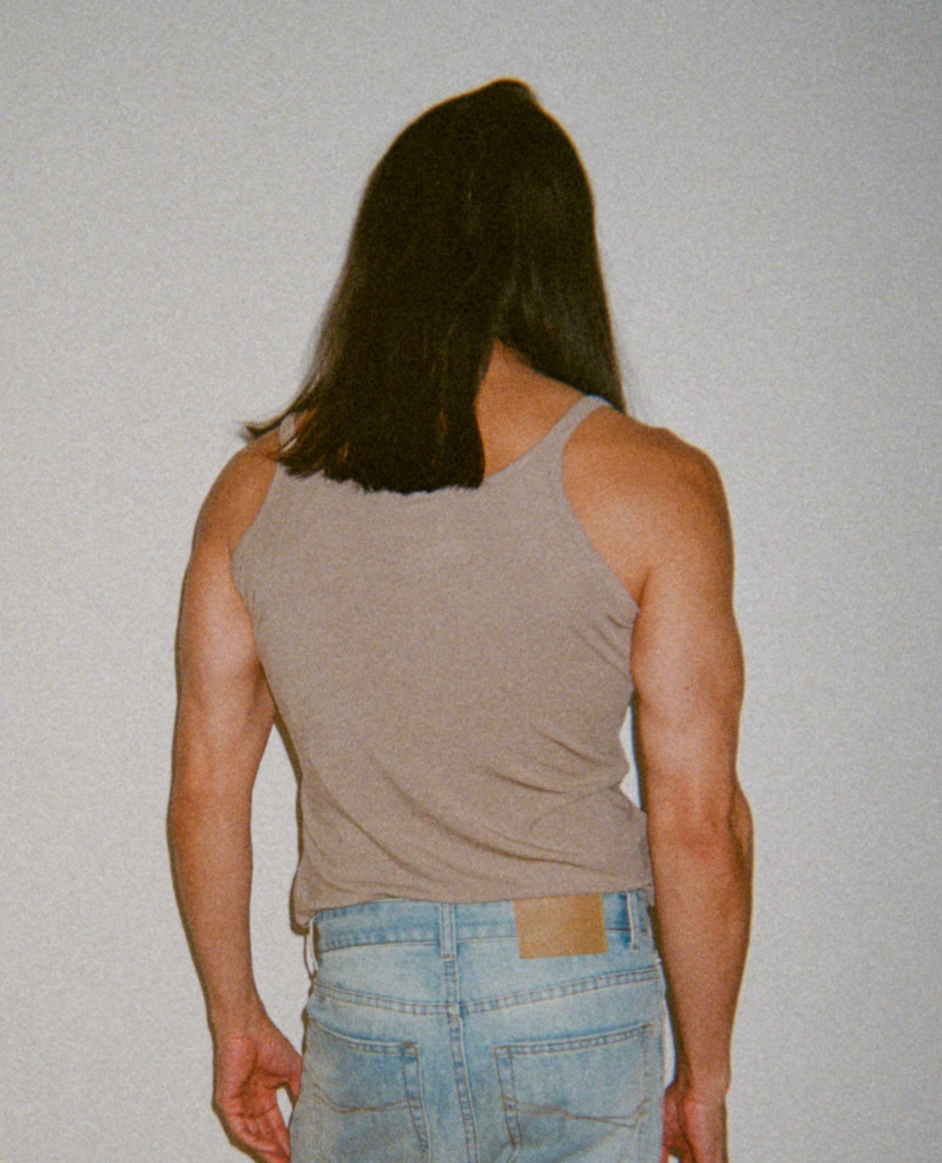 Pre-Order Scoop Neck Tank - Sand